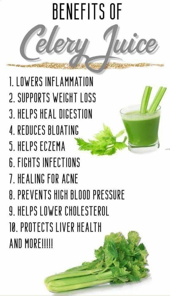 Celery Juice Benefits Inflammation