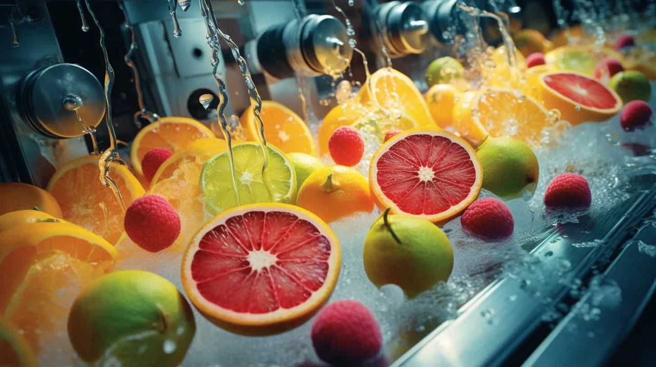 juice manufacturing process flow chart