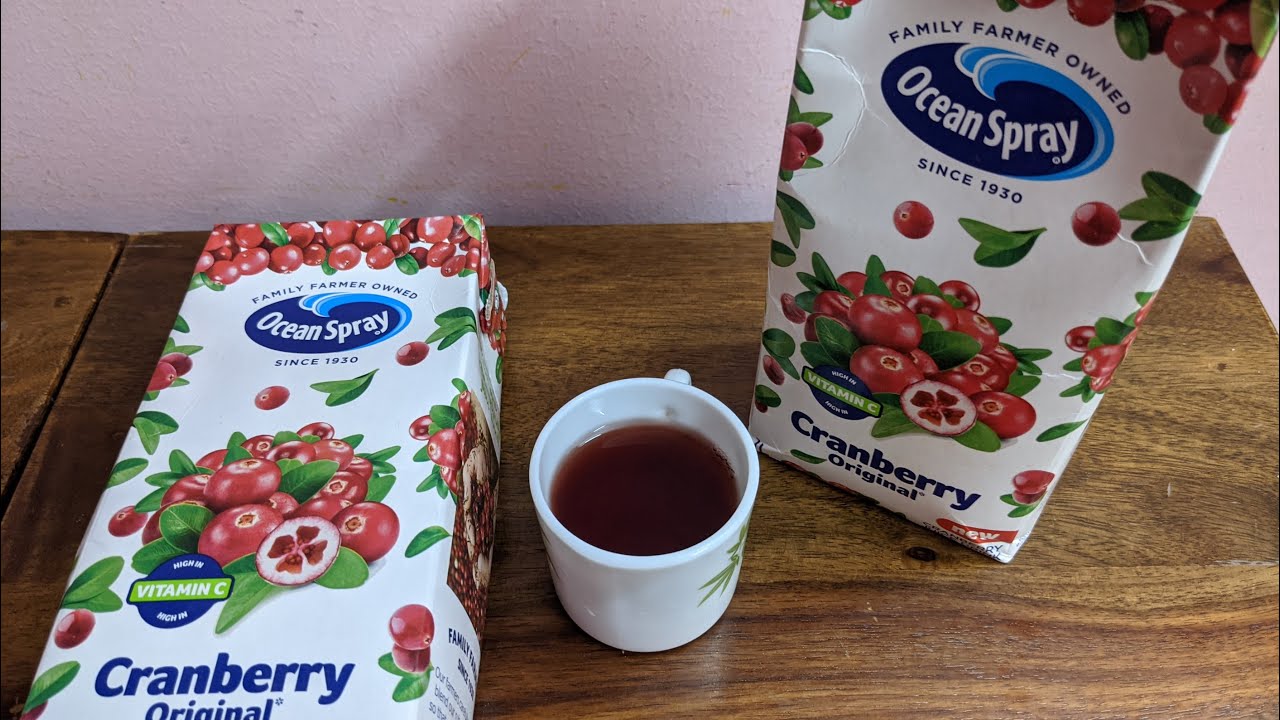 is ocean spray cranberry juice good for uti