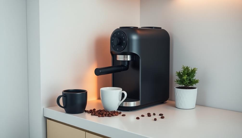 compact espresso machines for space