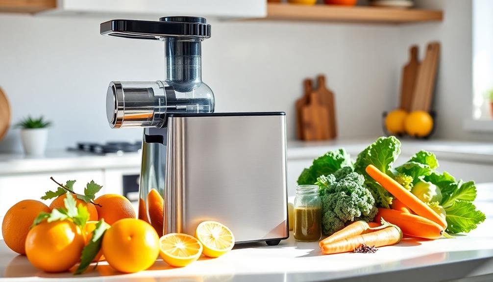 essential cold press juicer features