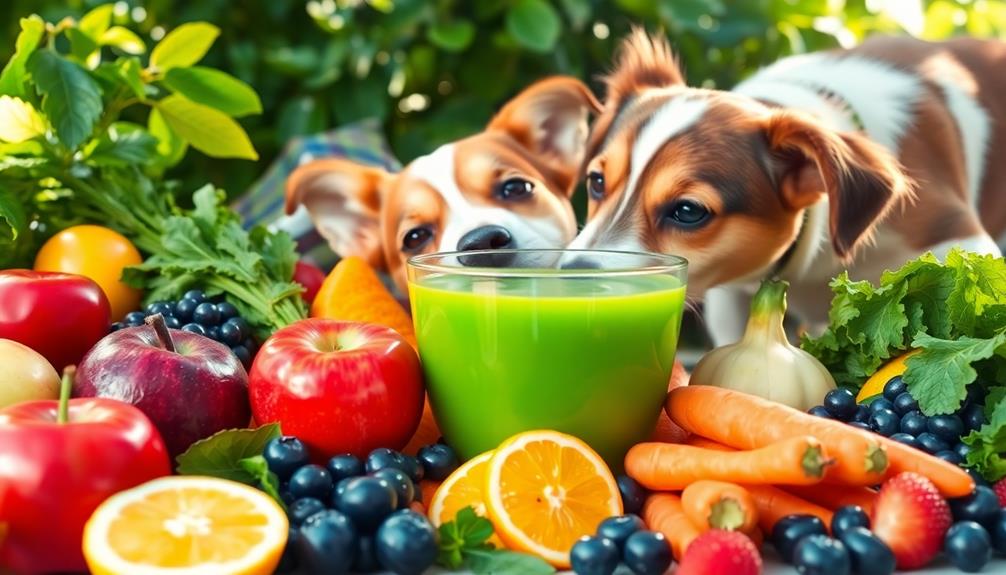 juice selection for dogs