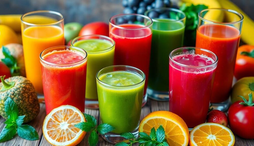 refreshing nourishing juices with pulp