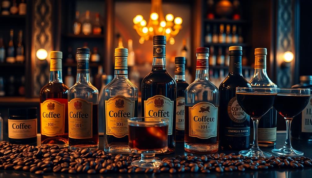 top coffee liqueurs selection