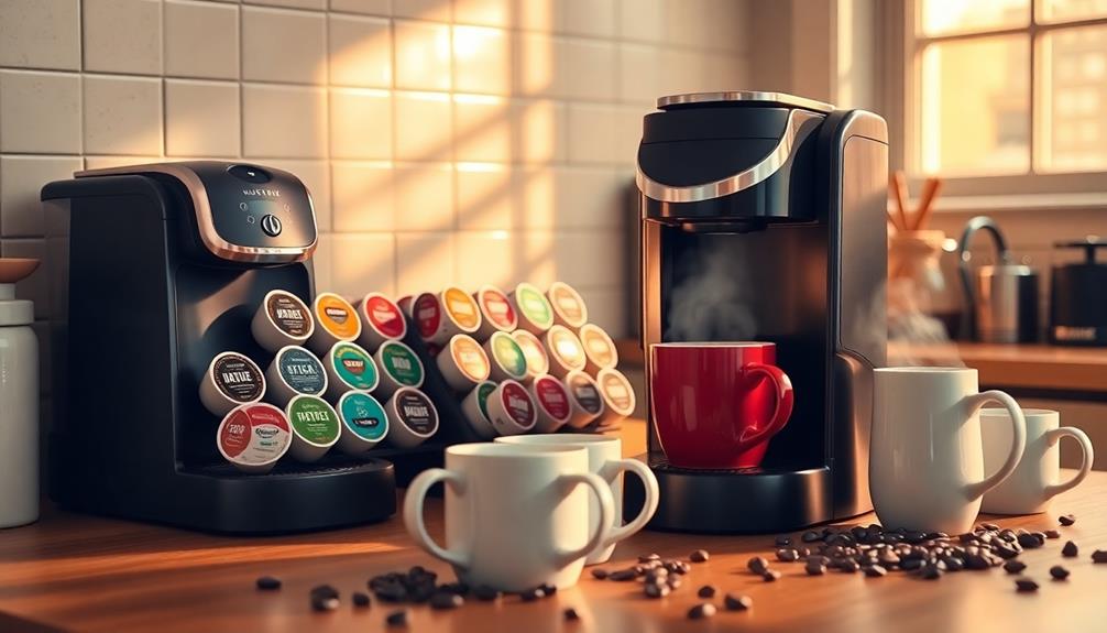 top k cup coffee selections