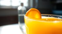 alcohol content in orange juice