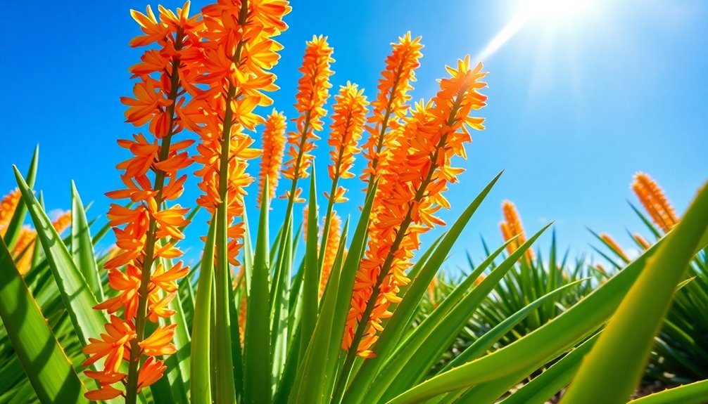 aloe vera blooming conditions