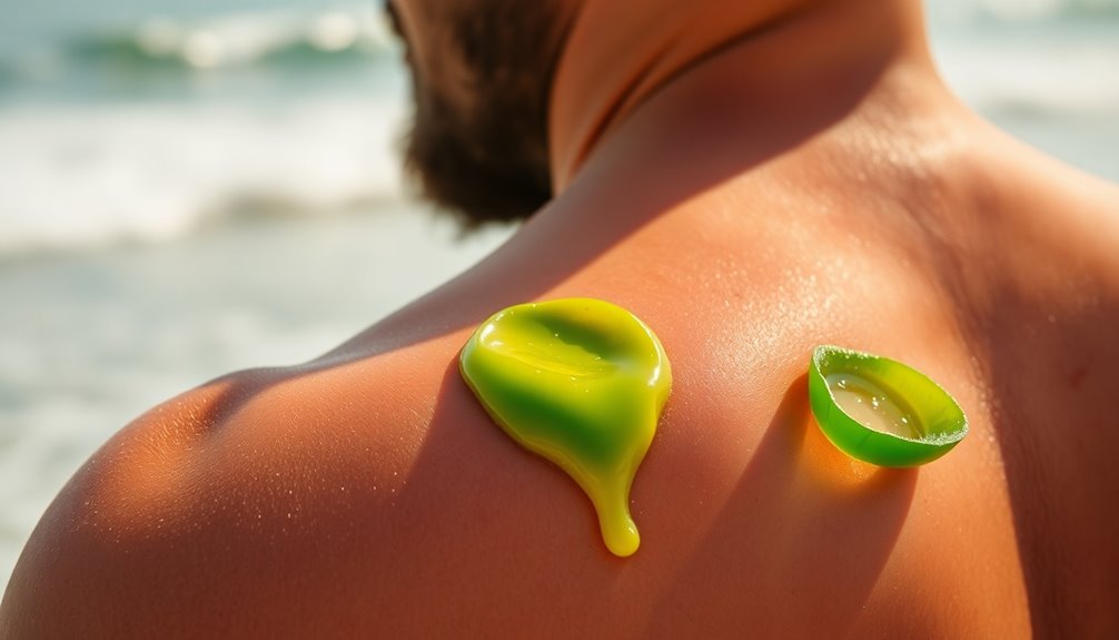 aloe vera for sunburn relief