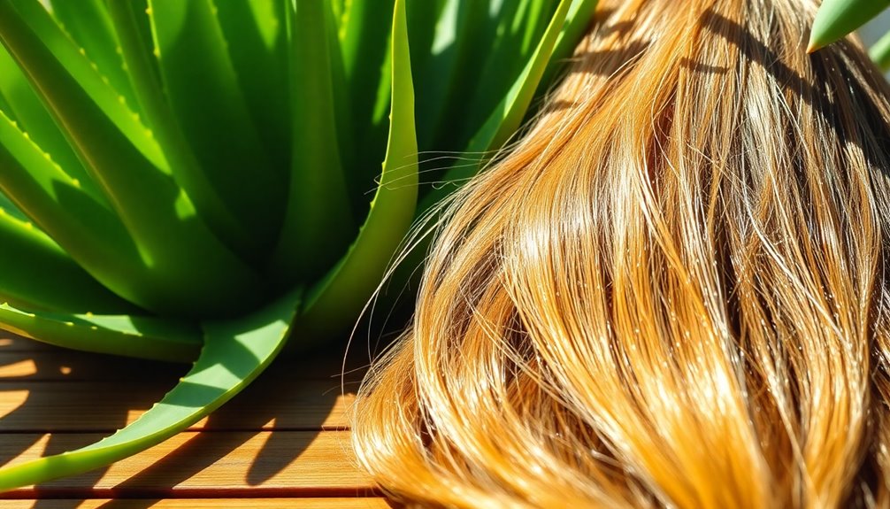 aloe vera promotes hair health