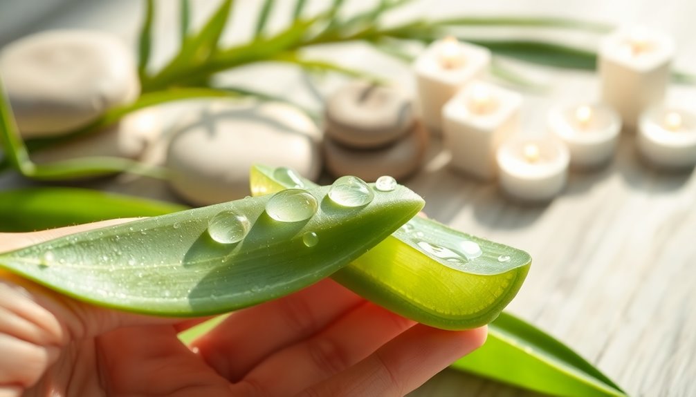 aloe vera s calming properties