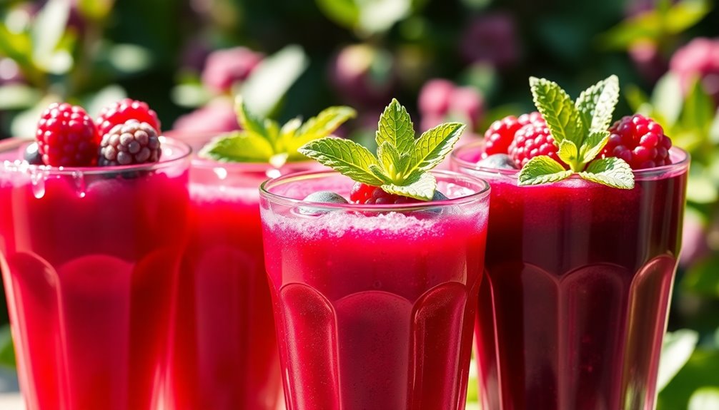 antioxidant rich berry beverages