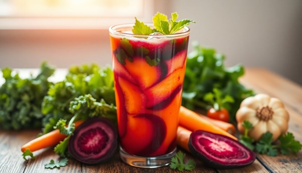 antioxidant rich vegetable juice