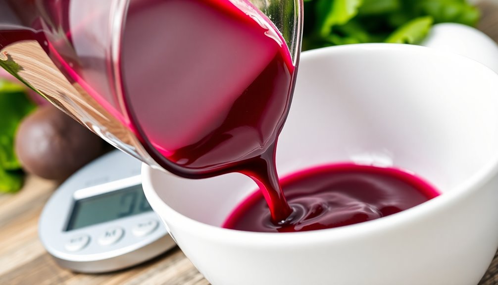 beet juice gallon weight