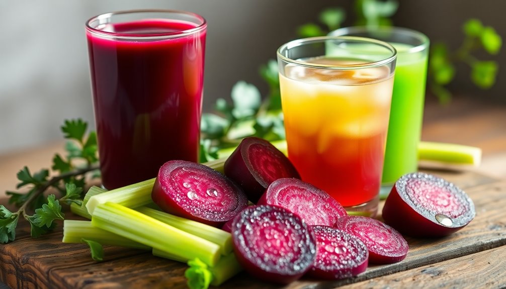 beetroot and celery juice benefits