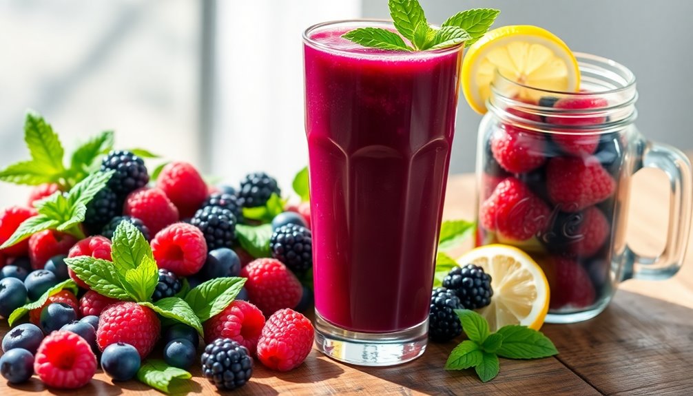 berry detox juice recipe