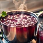 boiling grapes for juice