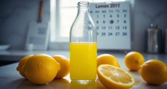 bottled lemon juice shelf life