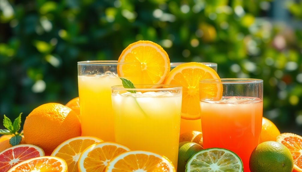 bright citrus juice boost