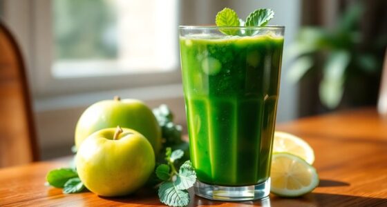 caloric content of green juice