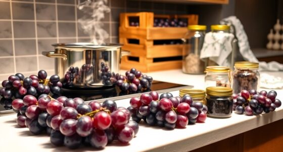 canning homemade grape juice