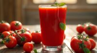 carbohydrate content in tomato juice