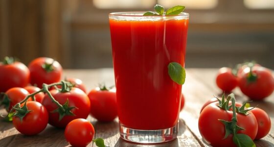 carbohydrate content in tomato juice