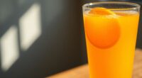 carbs in orange juice