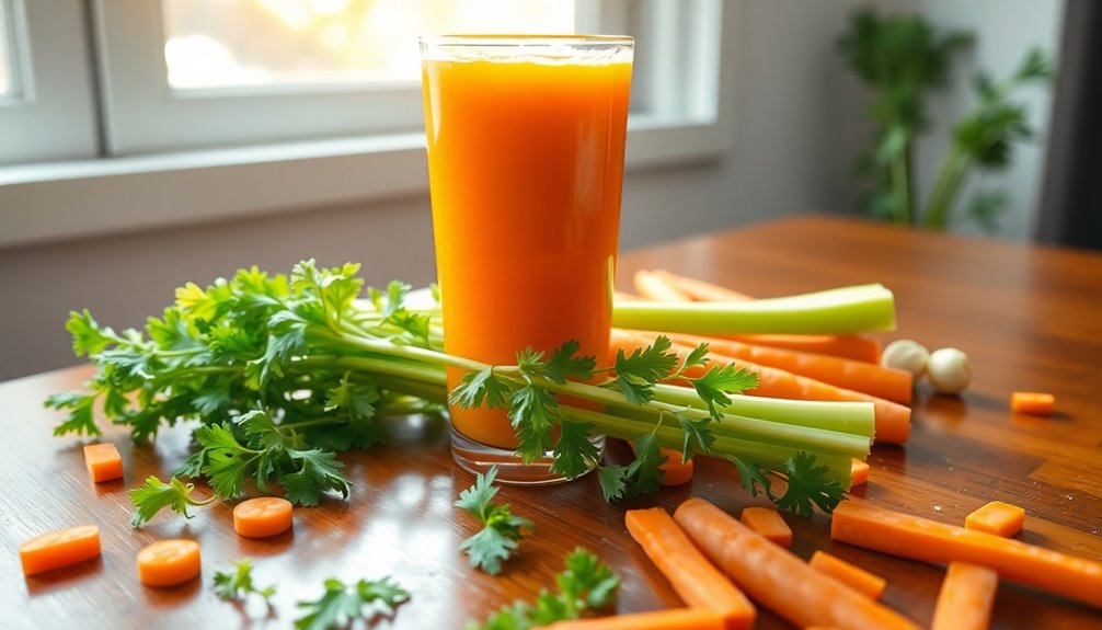 carrot and celery juice benefits