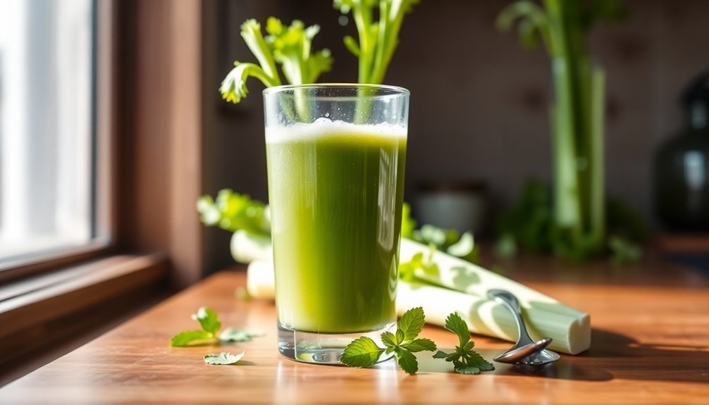 celery juice aids digestion