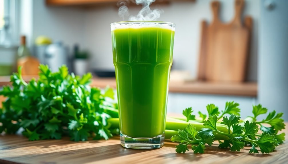 celery juice alleviates reflux