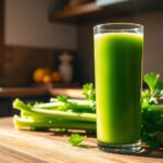 celery juice alleviates stomach pain