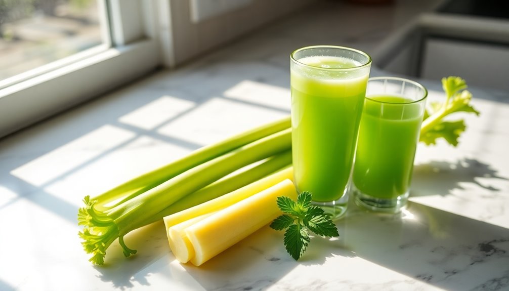 celery juice morning benefits