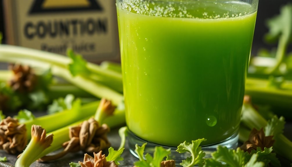 celery juice negative effects