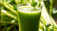 celery juice promotes clear skin