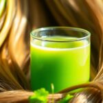 celery juice promotes hair health