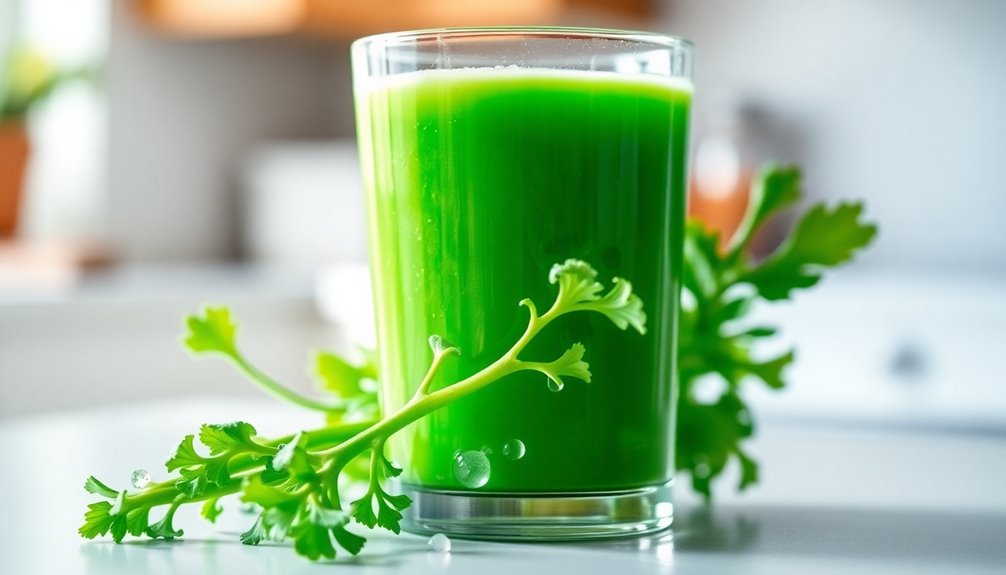 celery juice promotes hormonal balance