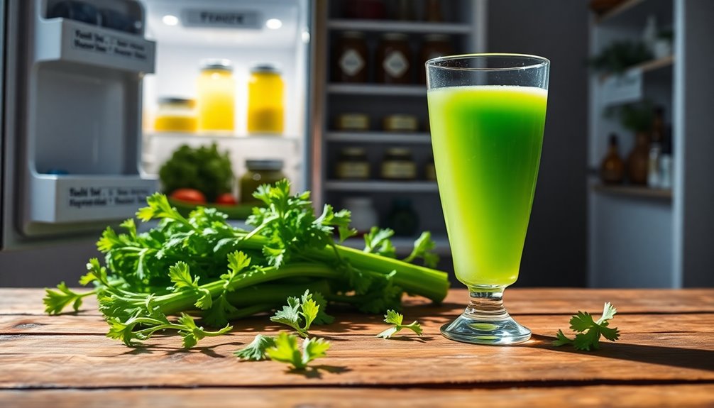 celery juice storage guidelines