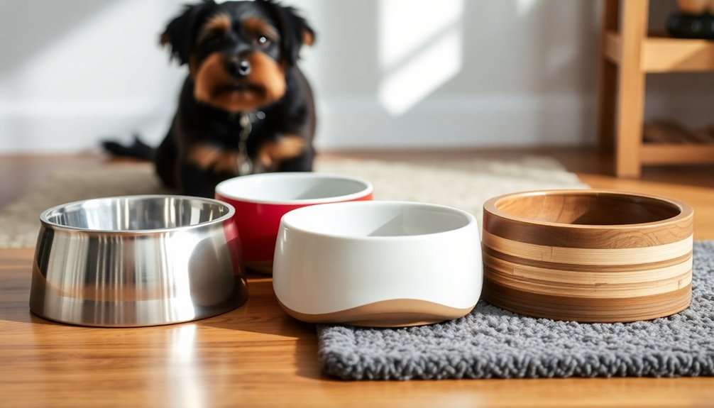 choosing pet feeding bowls