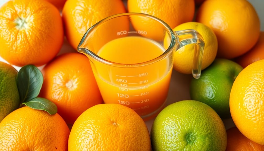 citrus fruit juice comparison