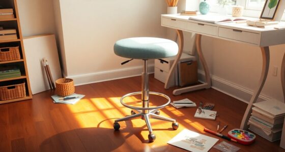 comfortable swivel stools for creativity