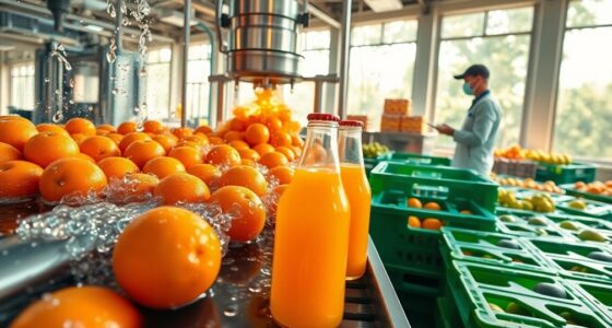 commercial juice production stages