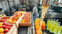 commercial juice production steps