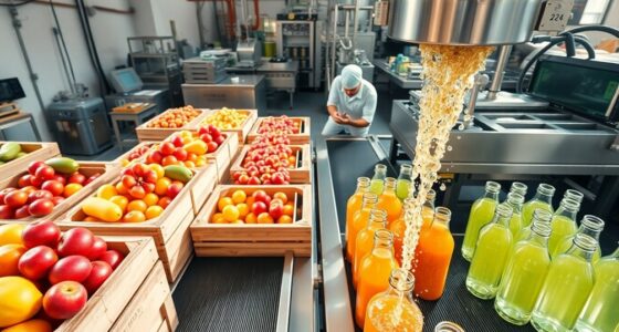 commercial juice production steps