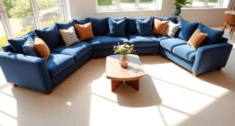 convertible u shaped sofa comfort