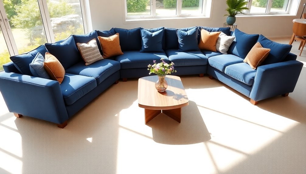 convertible u shaped sofa comfort