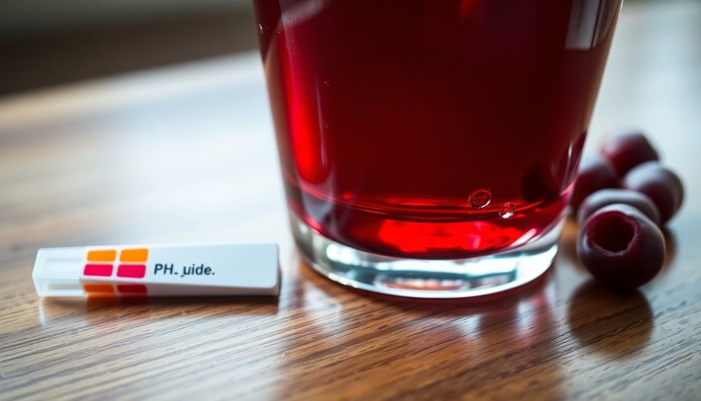 cranberry juice acidity risks