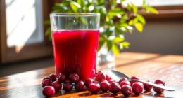 cranberry juice aids constipation