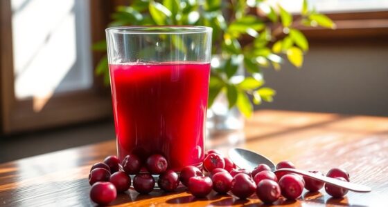 cranberry juice aids constipation