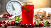 cranberry juice aids weight loss