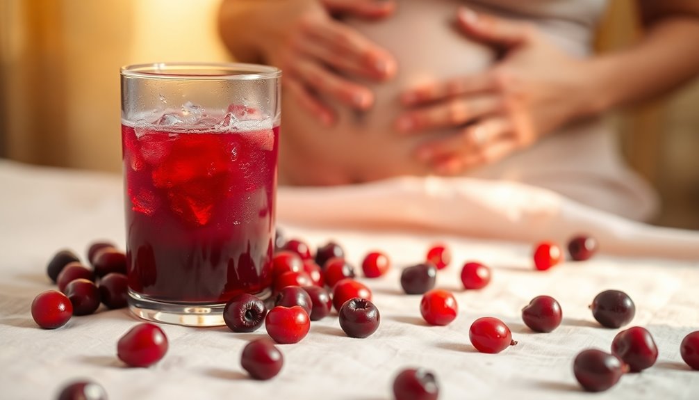 cranberry juice benefits pregnancy